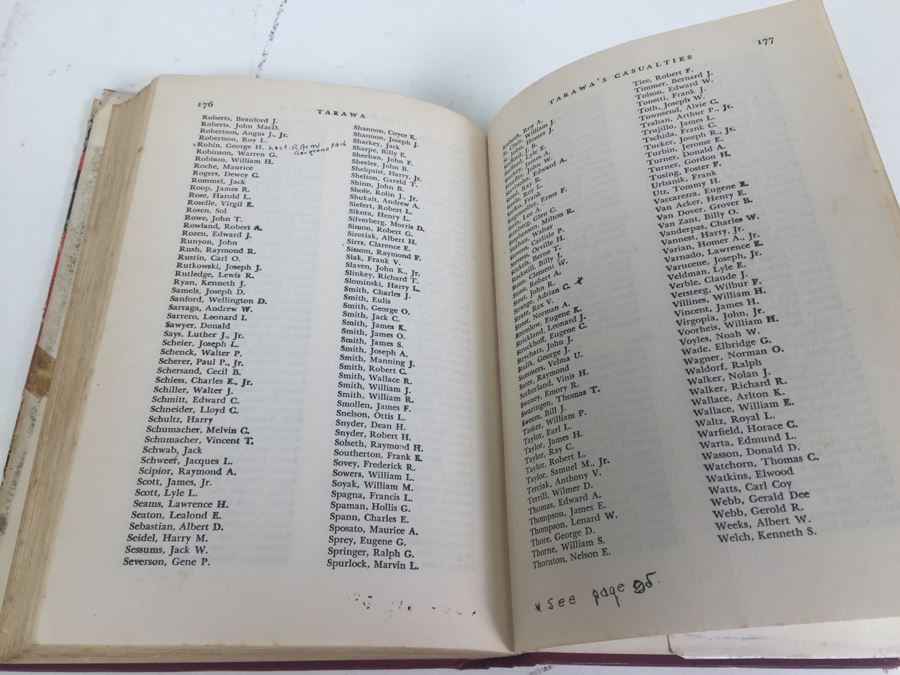 Tarawa The Story Of A Battle Book By Robert Sherrod With Personal Notes From U.S.N. M.D. Gann That Served Wounded Warriors In This Battle [Photo 57]