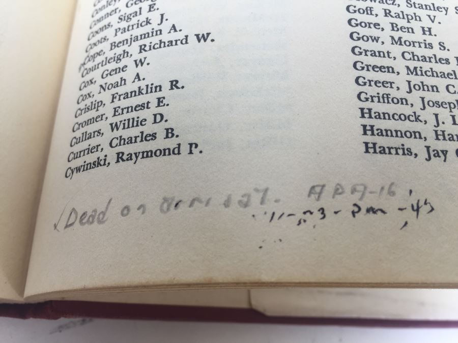 Tarawa The Story Of A Battle Book By Robert Sherrod With Personal Notes From U.S.N. M.D. Gann That Served Wounded Warriors In This Battle [Photo 38]