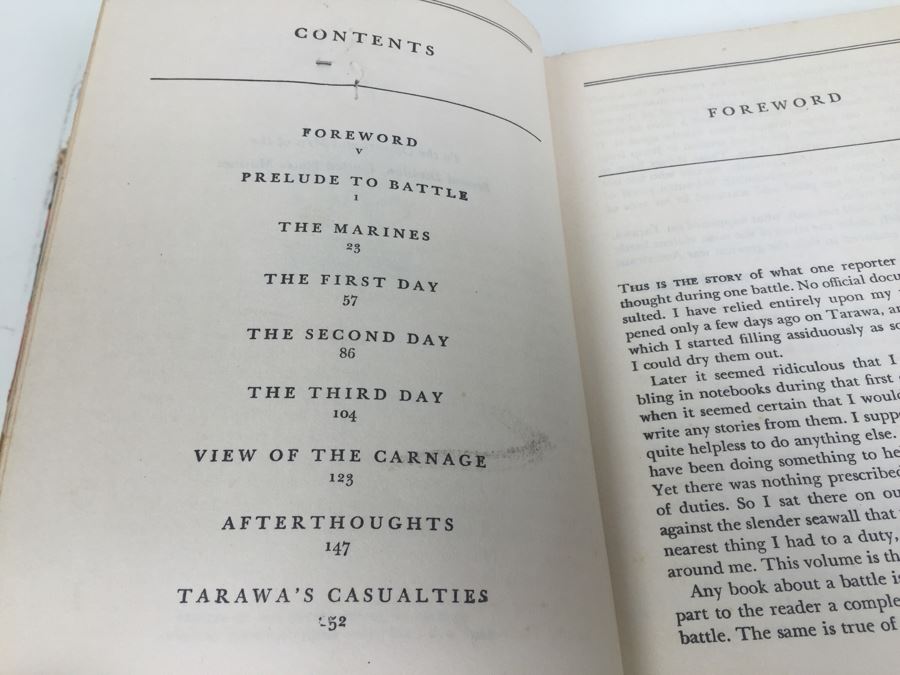 Tarawa The Story Of A Battle Book By Robert Sherrod With Personal Notes From U.S.N. M.D. Gann That Served Wounded Warriors In This Battle [Photo 20]