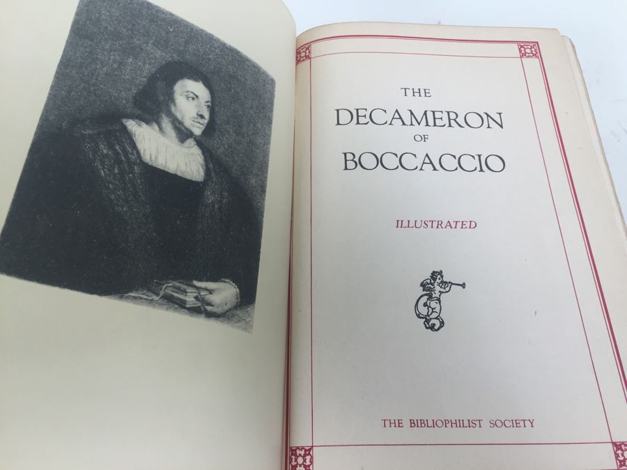 The Decameron Of Boccaccio Illustrated The Bibliophilist Society London [Photo 4]