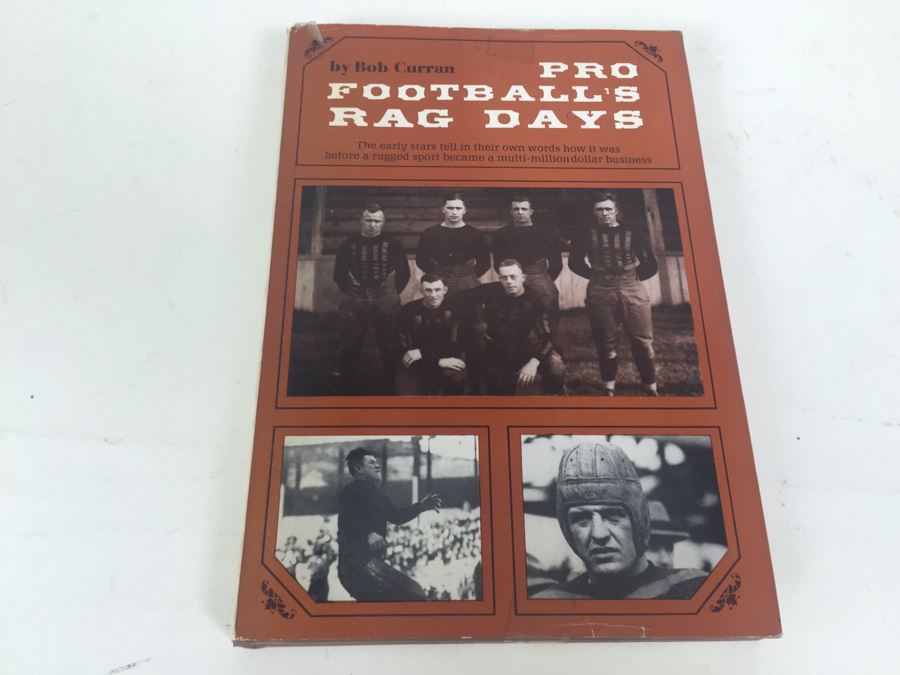 Pro Football's Rag Days By Bob Curran 1969 [Photo 1]