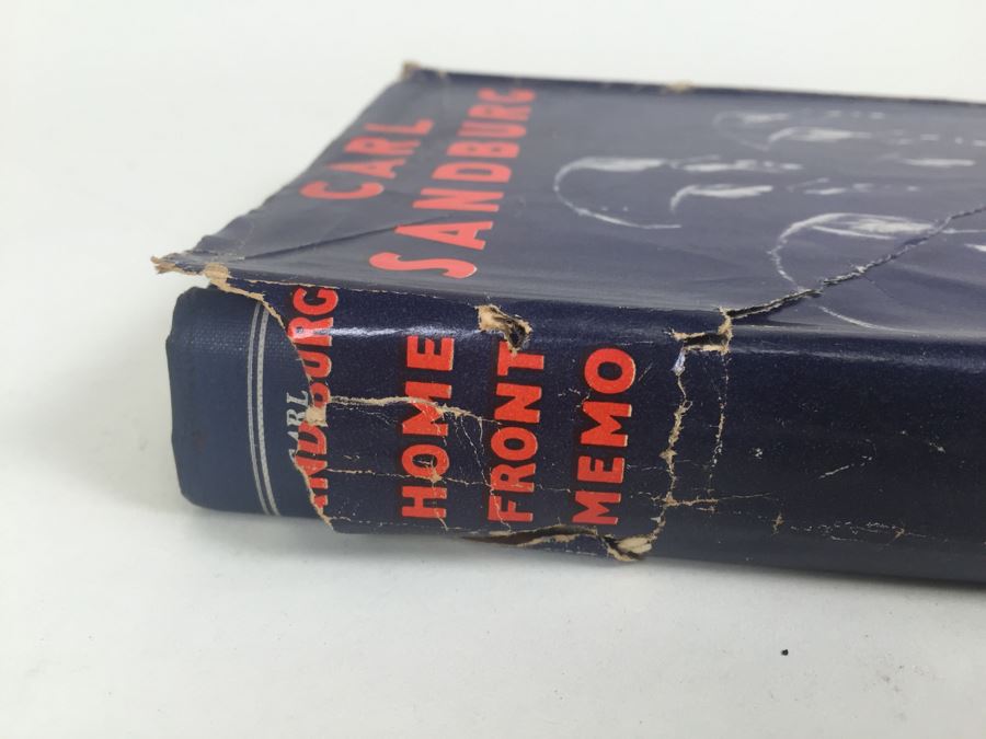 Home Front Memo Carl Sandburg First Edition Book 1943 1942 [Photo 7]