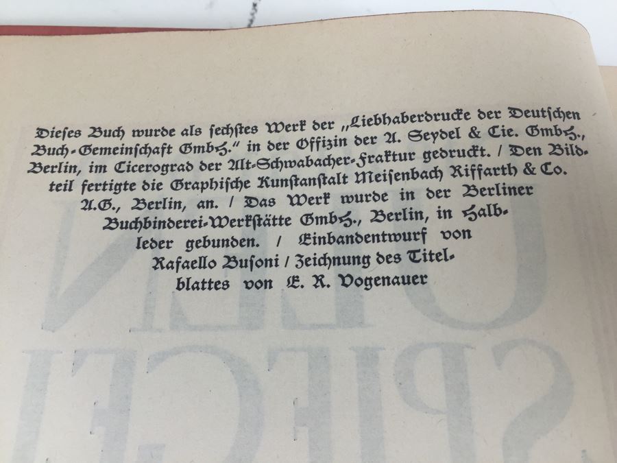 Large Format Ulenspiegel Und Lamme Goedzak Charles De Coster Deutsche Buch-Gemeinschaft DBG In German Text [Photo 11]