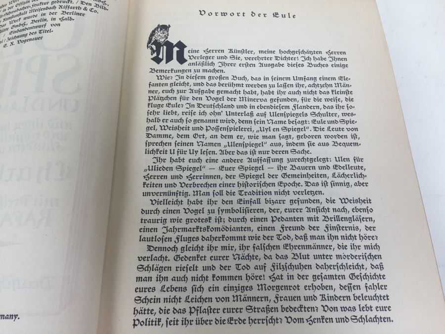 Large Format Ulenspiegel Und Lamme Goedzak Charles De Coster Deutsche Buch-Gemeinschaft DBG In German Text [Photo 12]
