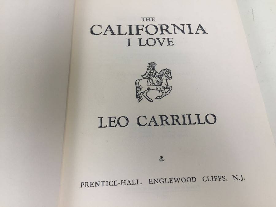The California I Love By Leo Carrillo Book 1962 [Photo 2]