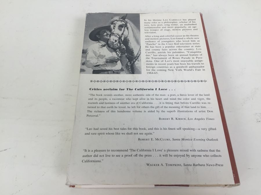 The California I Love By Leo Carrillo Book 1962 [Photo 3]