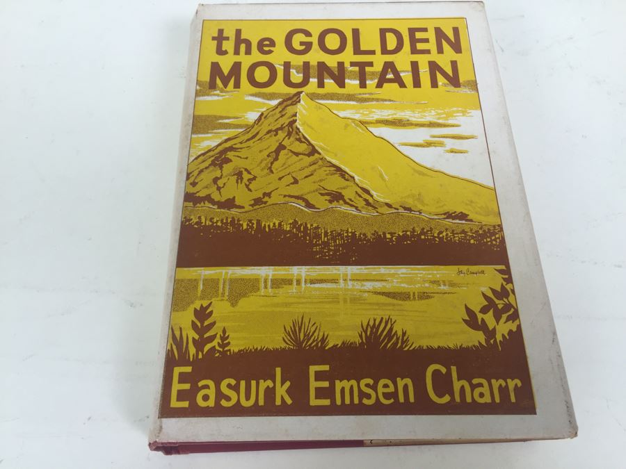 The Golden Mountain By Easurk Emsen Charr Book Signed By Author 1961
