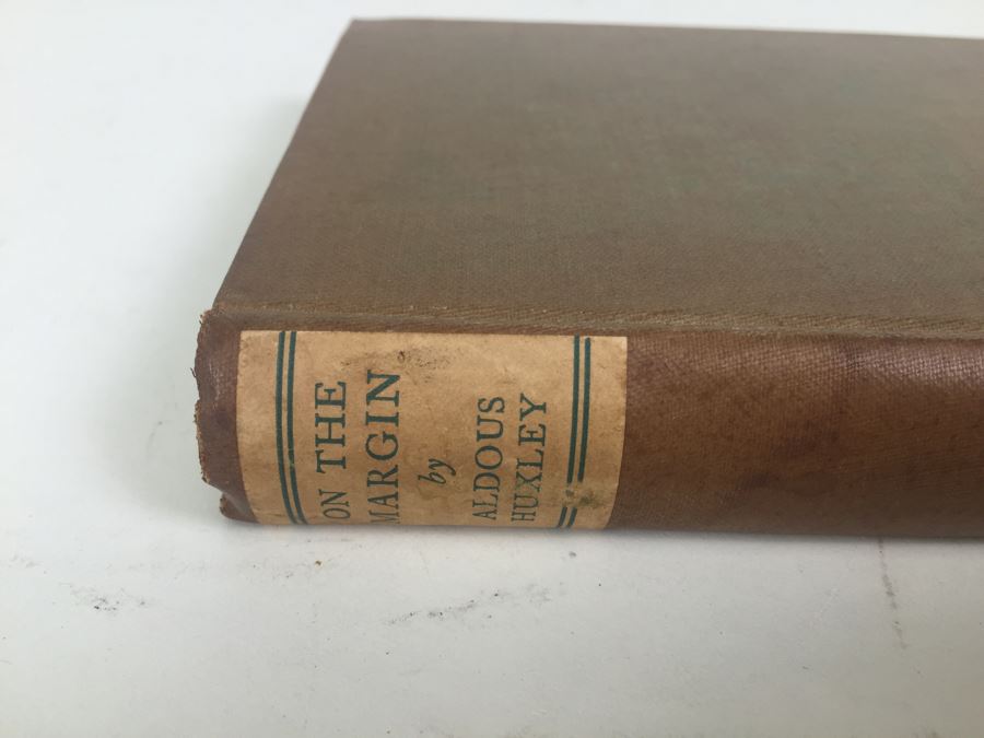 On The Margin Notes And Essays By Aldous Huxley London Chatto & Windus 1923 [Photo 2]