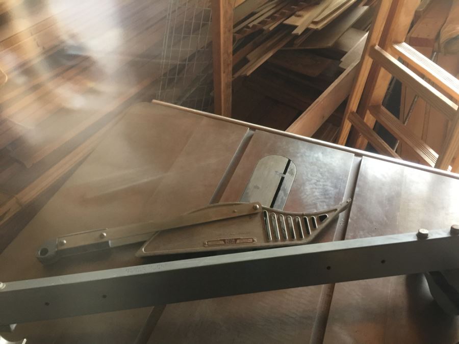 Art Deco Industrial Delta Unisaw Table Saw From Delta Mfg Co. Milwaukee, WI U.S.A. [Photo 8]