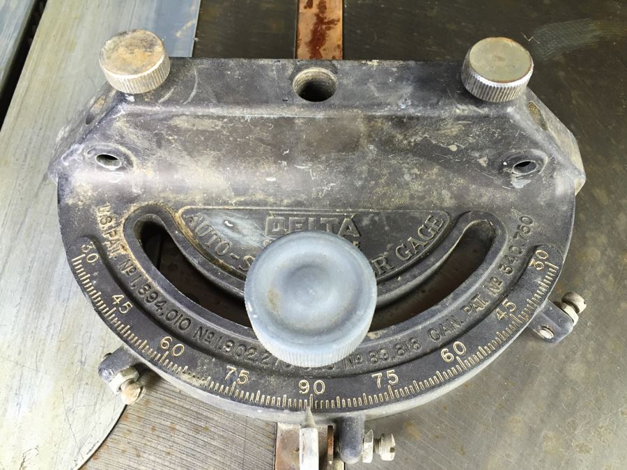 Art Deco Industrial Delta Unisaw Table Saw From Delta Mfg Co. Milwaukee, WI U.S.A. [Photo 31]