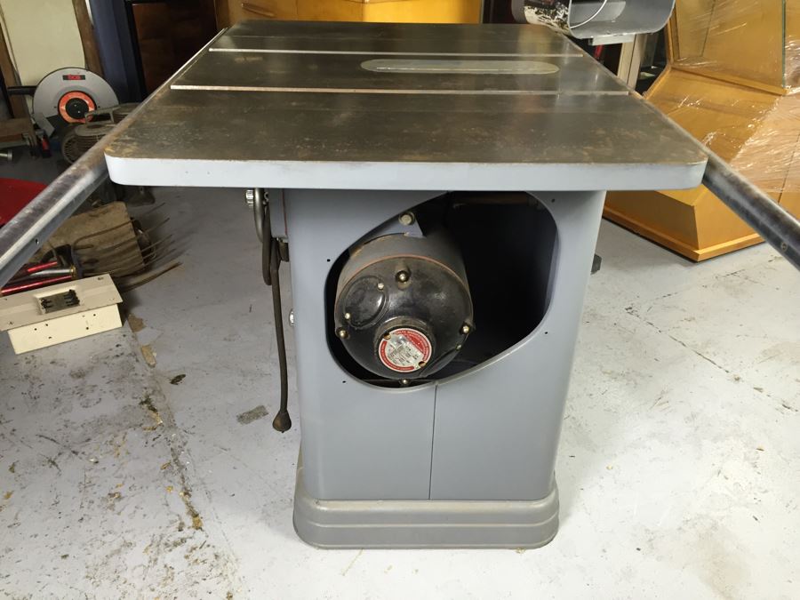 Art Deco Industrial Delta Unisaw Table Saw From Delta Mfg Co. Milwaukee 