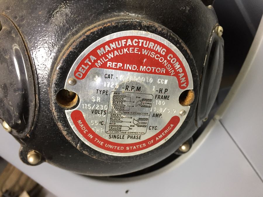 Art Deco Industrial Delta Unisaw Table Saw From Delta Mfg Co. Milwaukee, WI U.S.A. [Photo 25]