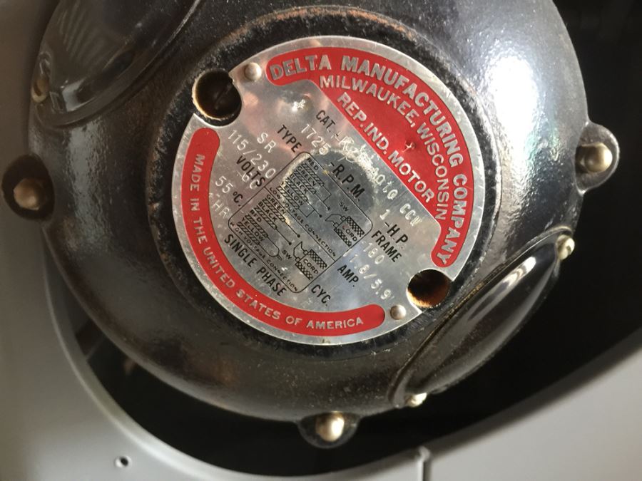 Art Deco Industrial Delta Unisaw Table Saw From Delta Mfg Co. Milwaukee, WI U.S.A. [Photo 3]