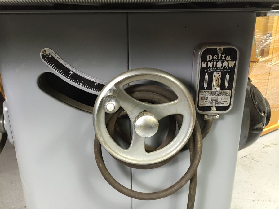 Art Deco Industrial Delta Unisaw Table Saw From Delta Mfg Co. Milwaukee, WI U.S.A. [Photo 13]