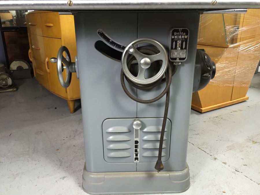 Art Deco Industrial Delta Unisaw Table Saw From Delta Mfg Co. Milwaukee, WI U.S.A. [Photo 12]