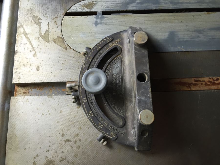 Art Deco Industrial Delta Unisaw Table Saw From Delta Mfg Co. Milwaukee, WI U.S.A. [Photo 28]
