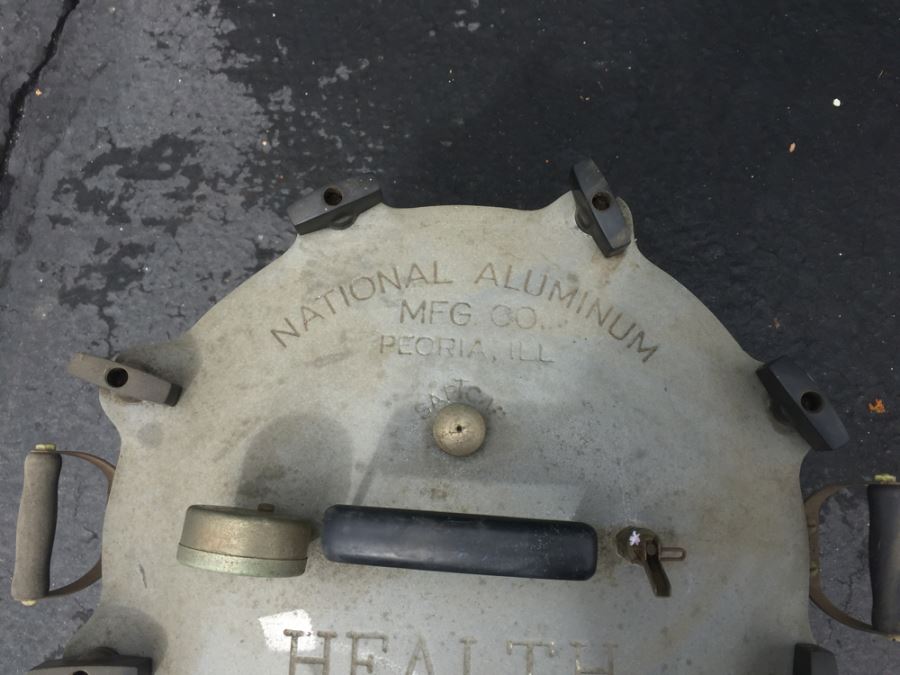 Vintage Health Pressure Cooker 30 QT.-A National Aluminum Mfg Co Peoria, Ill [Photo 6]
