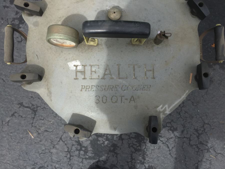 Vintage Health Pressure Cooker 30 QT.-A National Aluminum Mfg Co Peoria, Ill [Photo 5]