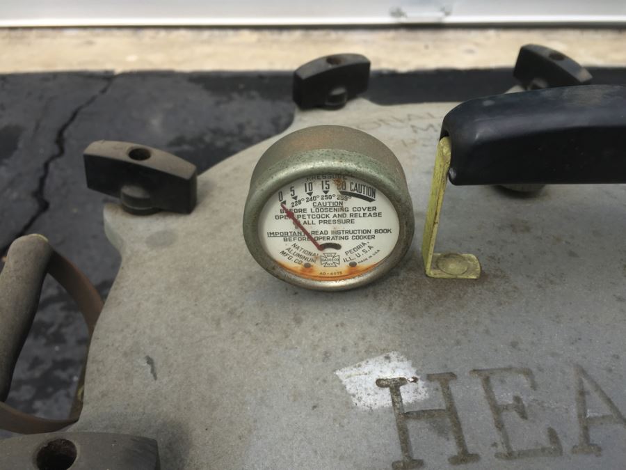 Vintage Health Pressure Cooker 30 QT.-A National Aluminum Mfg Co Peoria, Ill [Photo 3]