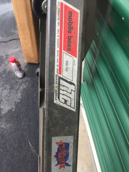 HTC Innovative Shop Solutions Metal Mobile Base Dolly Model HSO-152 New With Tags [Photo 2]