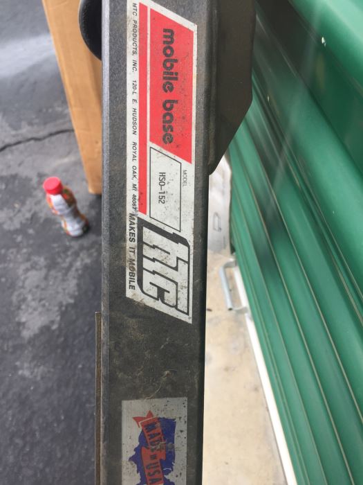 HTC Innovative Shop Solutions Metal Mobile Base Dolly Model HSO-152 New With Tags [Photo 6]