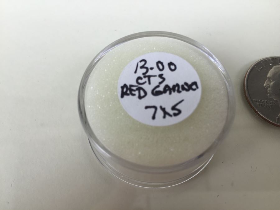 (9) Red Garnets 13.00 CTS Total Weight 7X5 [Photo 3]