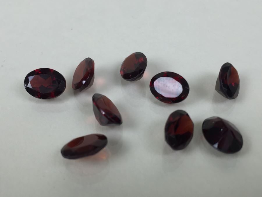 (9) Red Garnets 13.00 CTS Total Weight 7X5 [Photo 7]