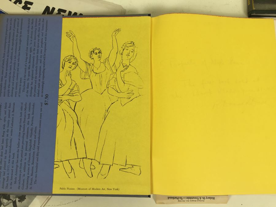 Signed Vera-Ellen Photograph, The Dance Book By John Martin, Merle Armitage Dance Memoranda Book, Artists Of The Dance Book By Lillian Moore And Dance News [Photo 16]