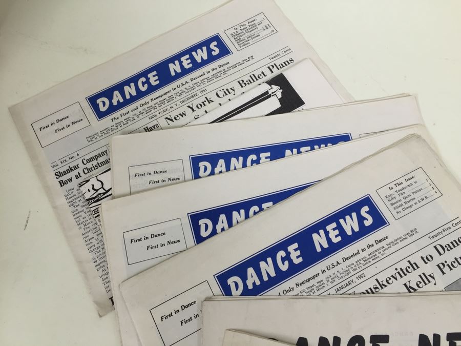 Signed Vera-Ellen Photograph, The Dance Book By John Martin, Merle Armitage Dance Memoranda Book, Artists Of The Dance Book By Lillian Moore And Dance News [Photo 31]