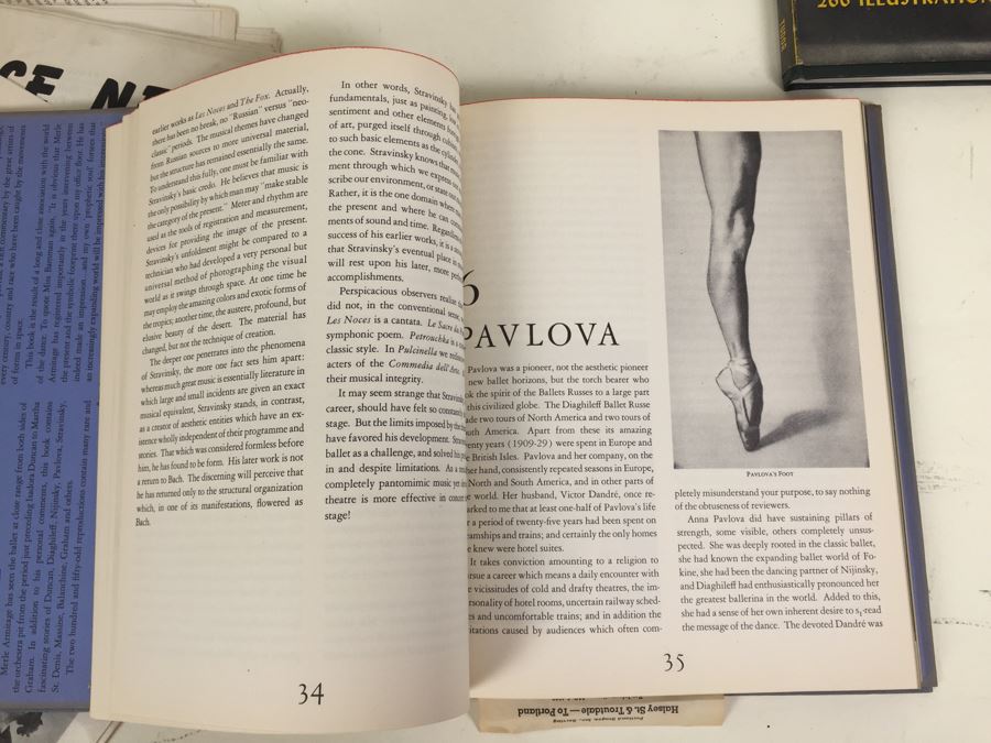 Signed Vera-Ellen Photograph, The Dance Book By John Martin, Merle Armitage Dance Memoranda Book, Artists Of The Dance Book By Lillian Moore And Dance News [Photo 21]