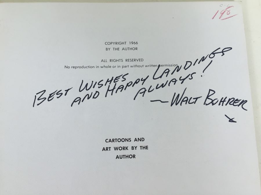 America's Famous Fliers A Pictorial History Tex Rankin Signed By Walt Bohrer [Photo 5]