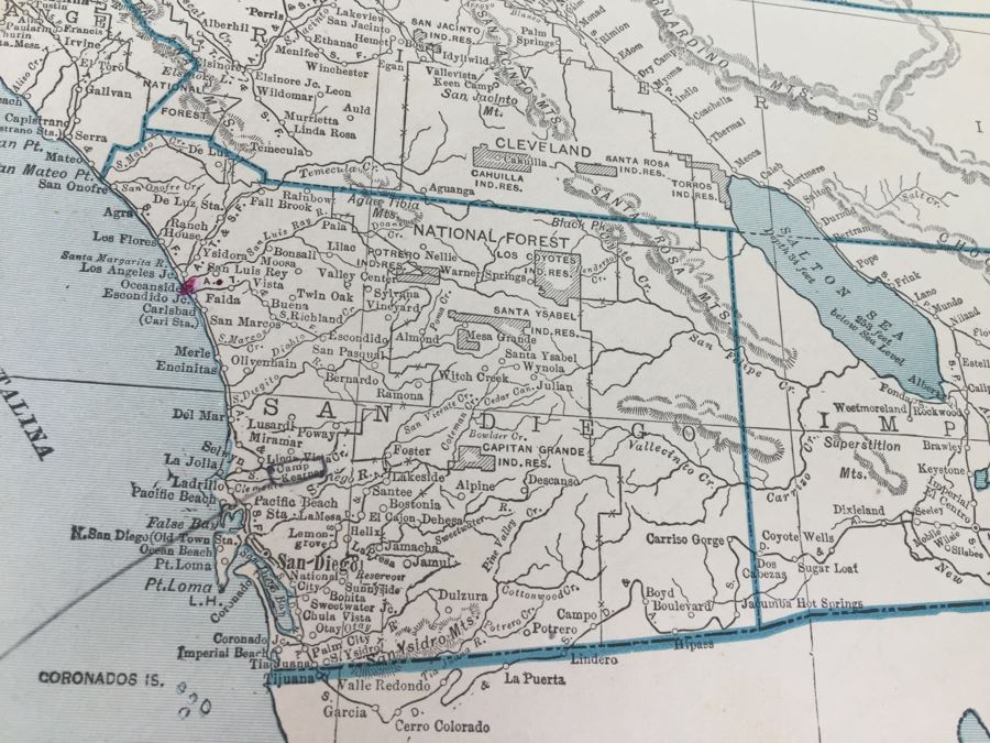 The New Reference Atlas Of The World C. S. Hammond & Company 1922 And Vintage Chevron Street Map Of San Diego [Photo 2]