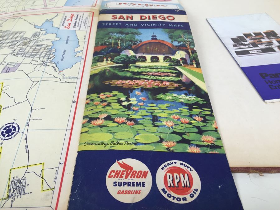 The New Reference Atlas Of The World C. S. Hammond & Company 1922 And Vintage Chevron Street Map Of San Diego [Photo 18]