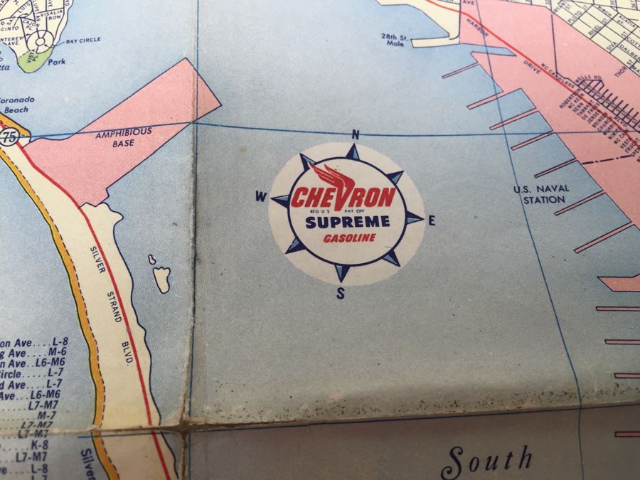 The New Reference Atlas Of The World C. S. Hammond & Company 1922 And Vintage Chevron Street Map Of San Diego [Photo 16]