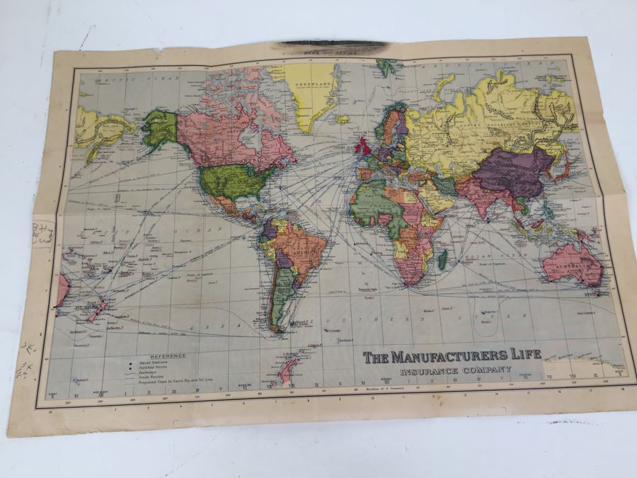 Old Map By The Manufacturers Life Insurance Company [Photo 4]