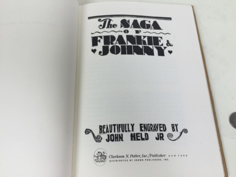 The Saga Of Frankie & Johnny Woodcuts By John Held Jr. First Edition Book 1972 [Photo 6]