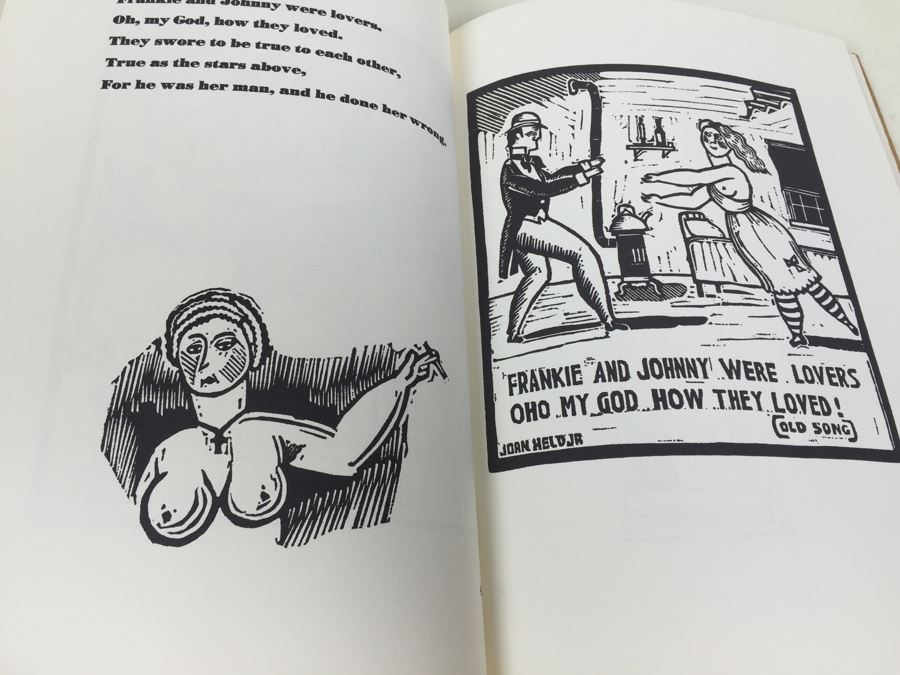 The Saga Of Frankie & Johnny Woodcuts By John Held Jr. First Edition Book 1972 [Photo 8]