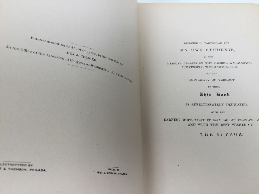 A Manual Of Obstetrics By A. F. A. King 1910 With Items From Original Book Owner From 1911 [Photo 7]