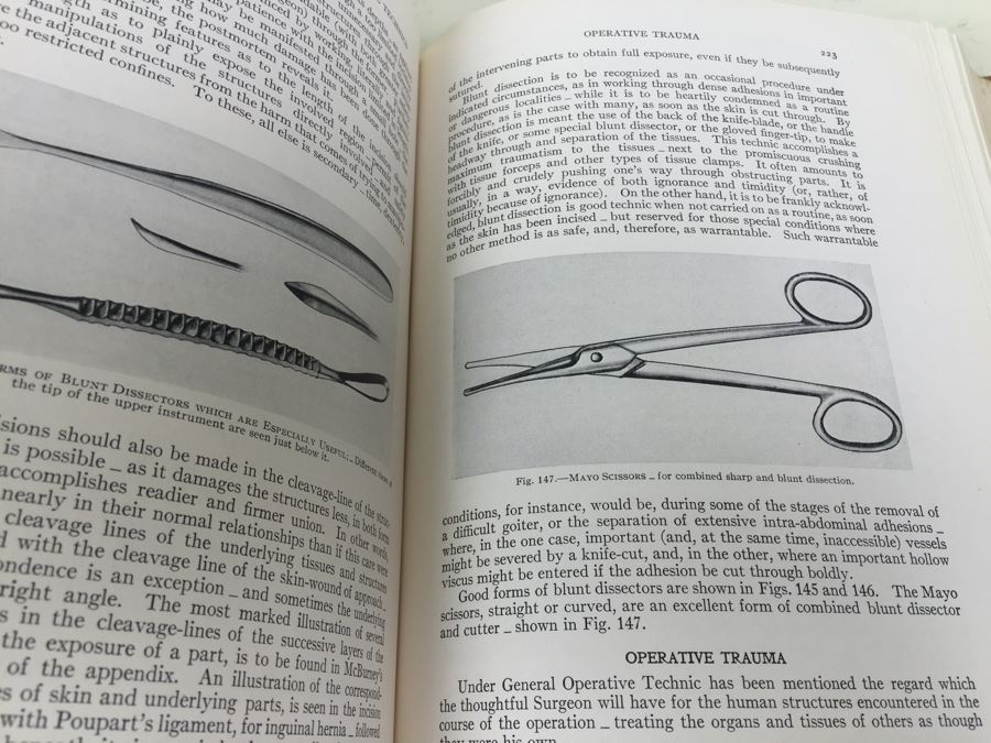 Operative Surgery By Warren Stone Bickham 1942 W. B. Saunders Company Philadelphia [Photo 12]