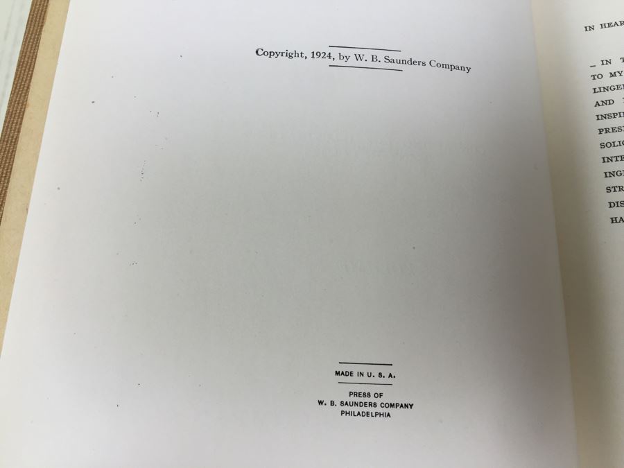 Operative Surgery By Warren Stone Bickham 1942 W. B. Saunders Company Philadelphia [Photo 2]