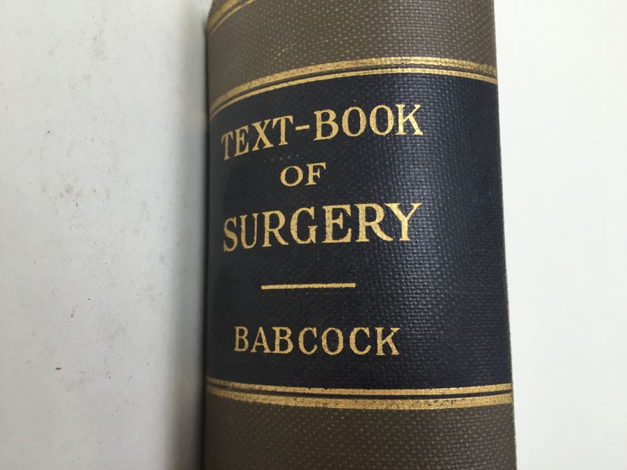 Text-Book Of Surgery Babcock 1930 W. B. Saunders Company Philadelphia [Photo 4]