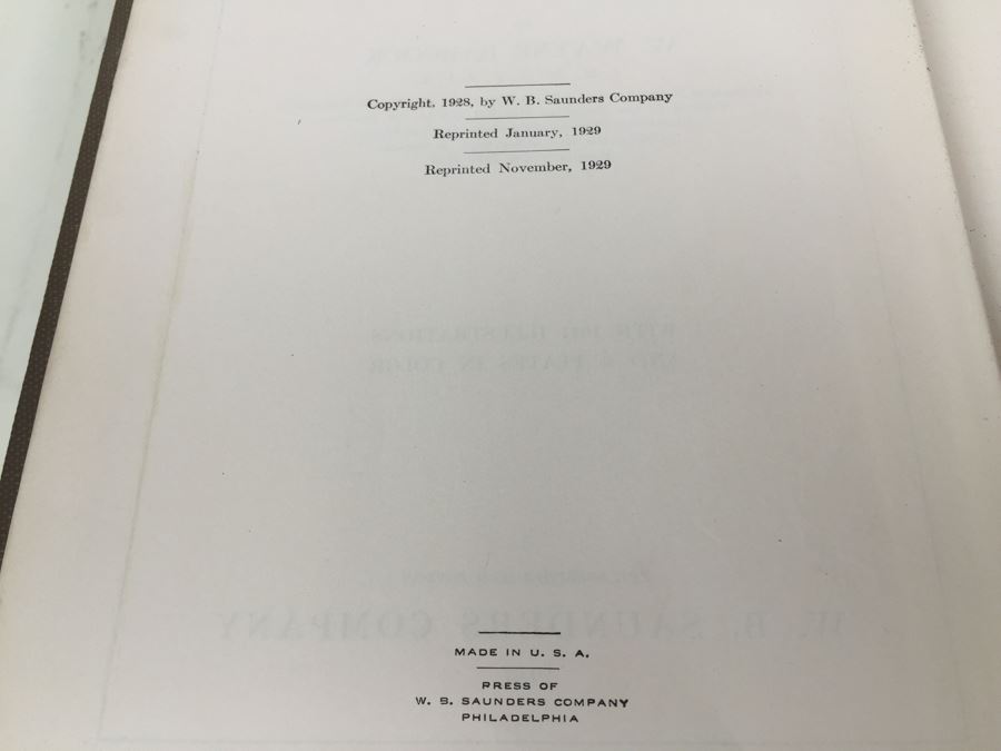 Text-Book Of Surgery Babcock 1930 W. B. Saunders Company Philadelphia [Photo 2]