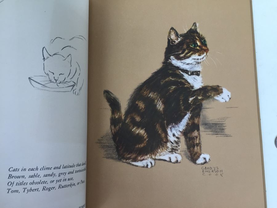 Hiram And Other Cats Drawings By Gladys Emerson Cook 1941 [Photo 7]