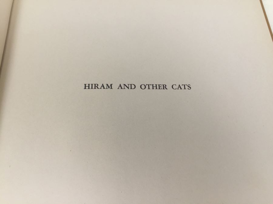 Hiram And Other Cats Drawings By Gladys Emerson Cook 1941 [Photo 4]