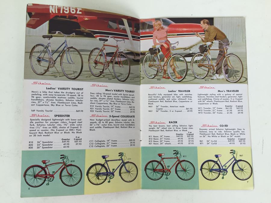 Schwinn Bicycle Product Brochure From 1964 Deluxe Sting-Ray [Photo 7]