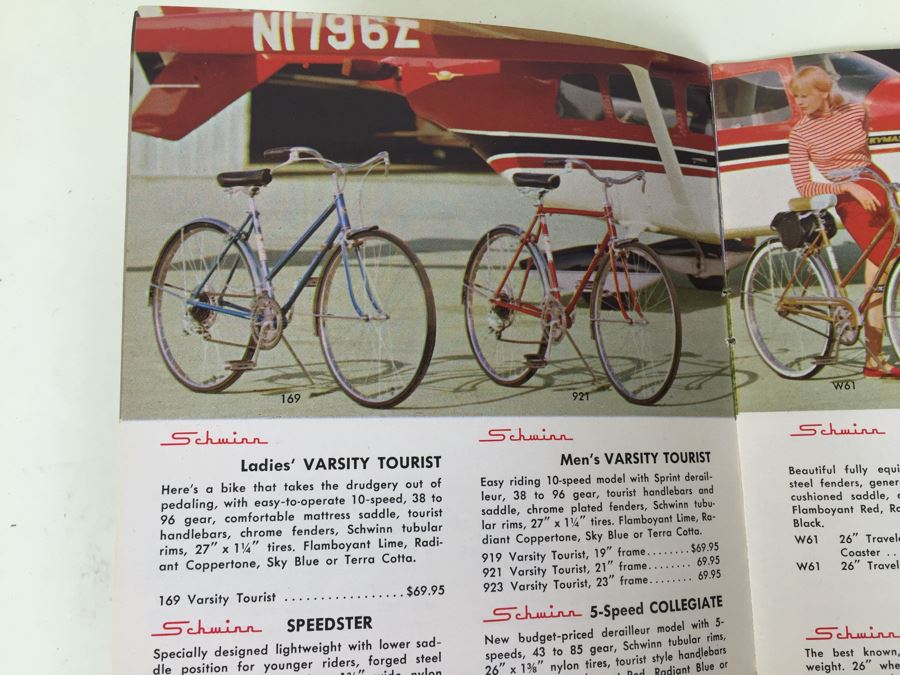 Schwinn Bicycle Product Brochure From 1964 Deluxe Sting-Ray [Photo 8]