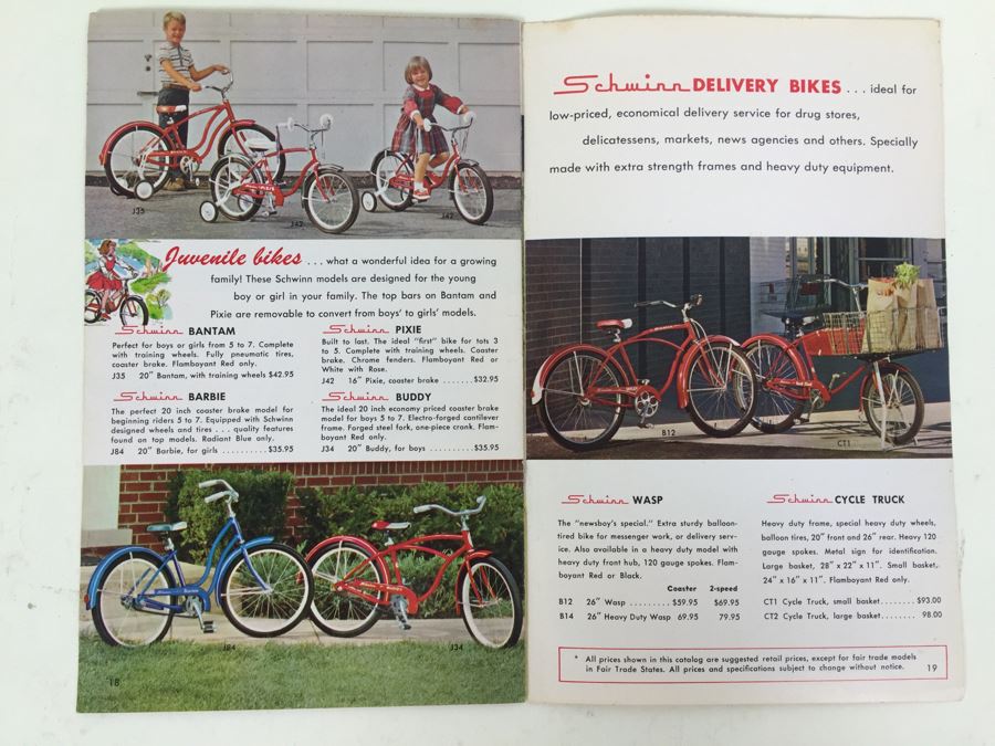 Schwinn Bicycle Product Brochure From 1964 Deluxe Sting-Ray [Photo 20]