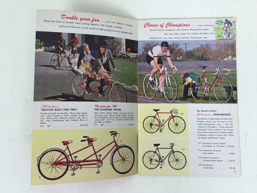 Schwinn Bicycle Product Brochure From 1964 Deluxe Sting-Ray [Photo 6]