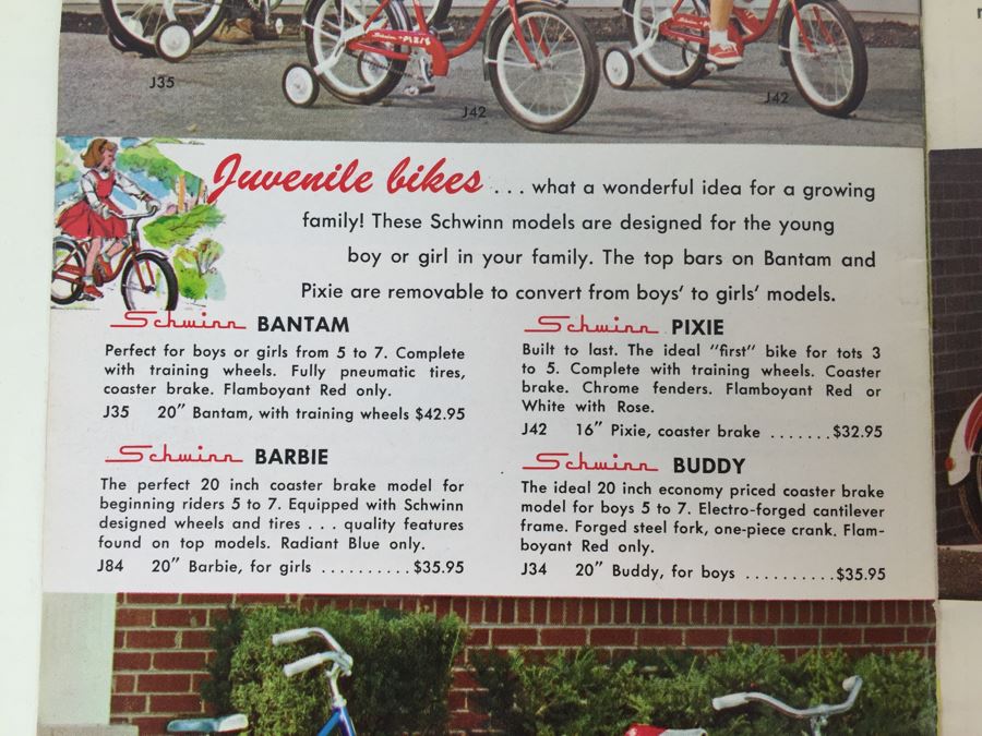 Schwinn Bicycle Product Brochure From 1964 Deluxe Sting-Ray [Photo 21]
