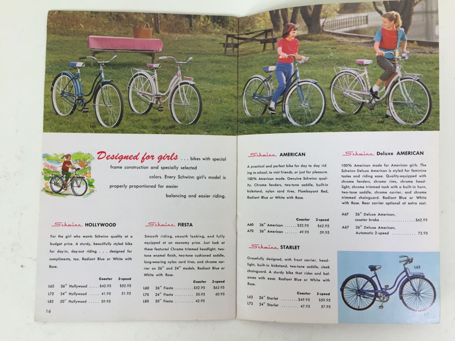 Schwinn Bicycle Product Brochure From 1964 Deluxe Sting-Ray [Photo 19]